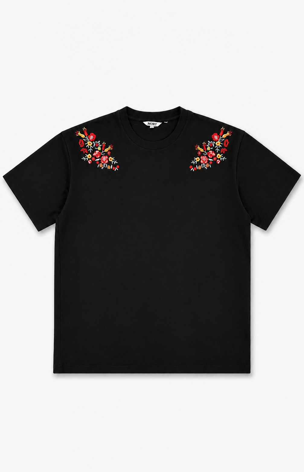 Blossom & Snake Black T-Shirt