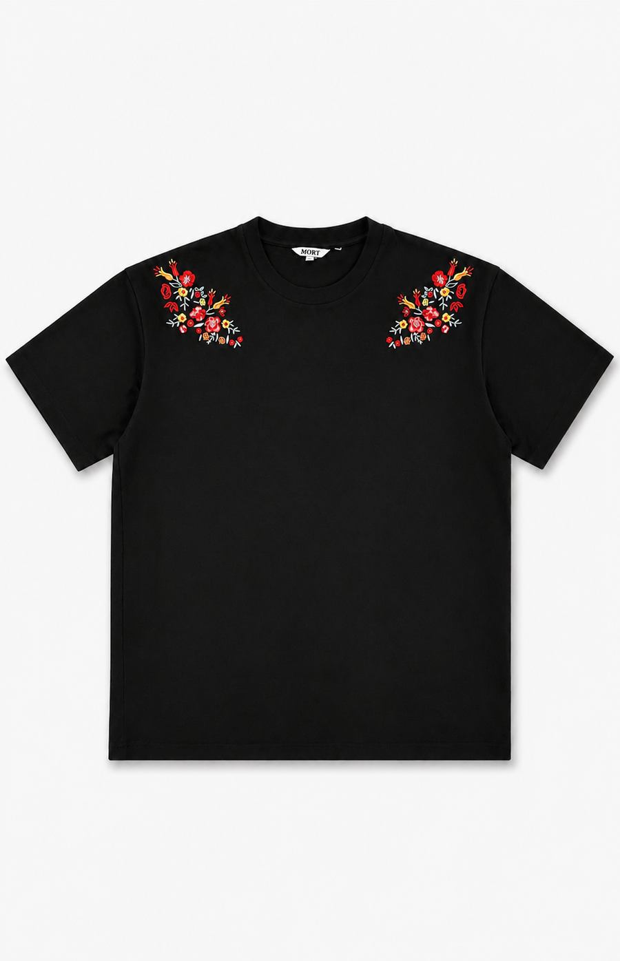 Blossom & Snake Black T-Shirt