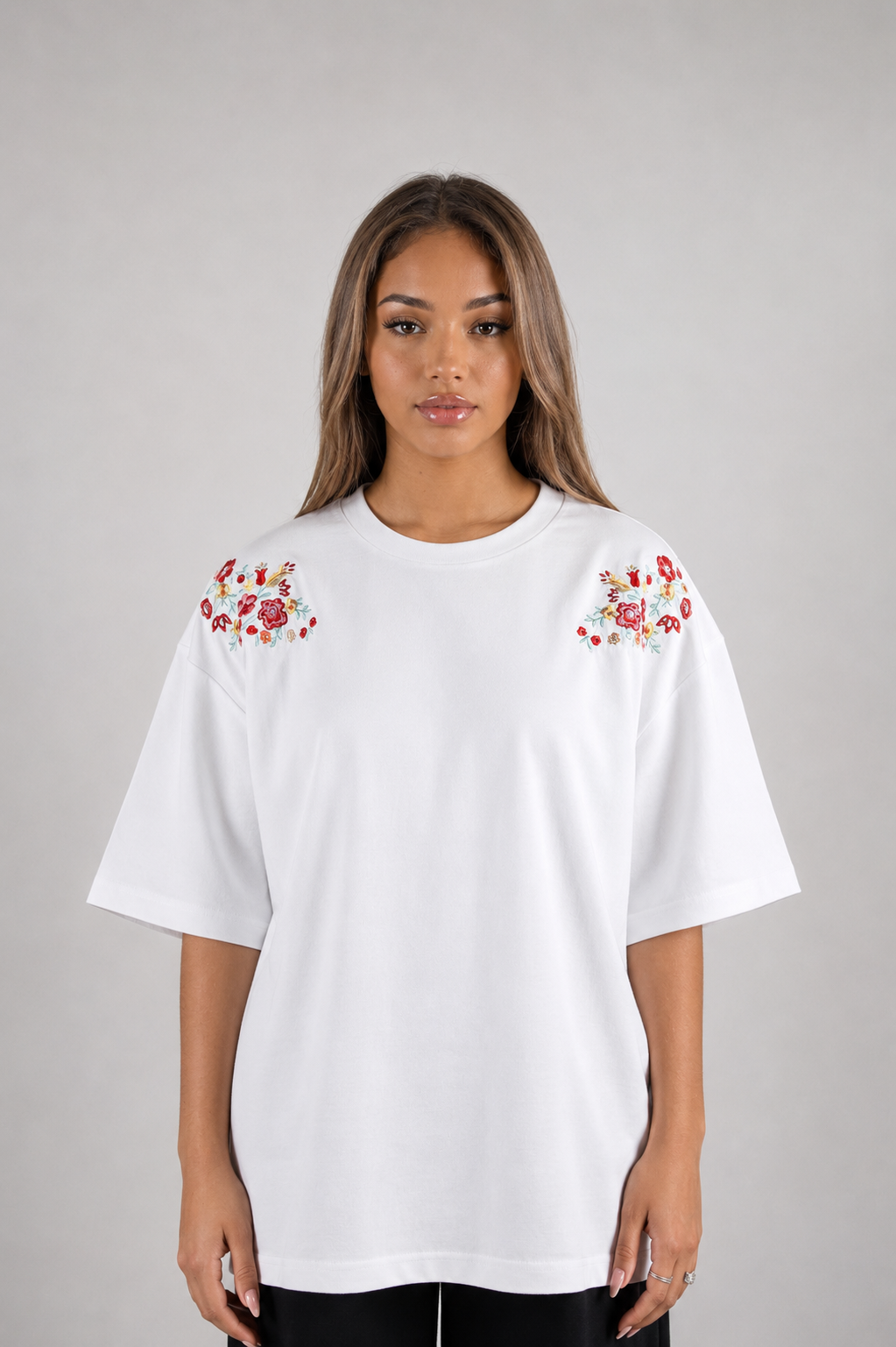 Blossom & Snake White T-Shirt