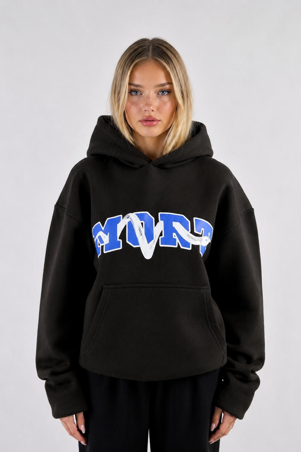 Snake Hoodie Dark brown
