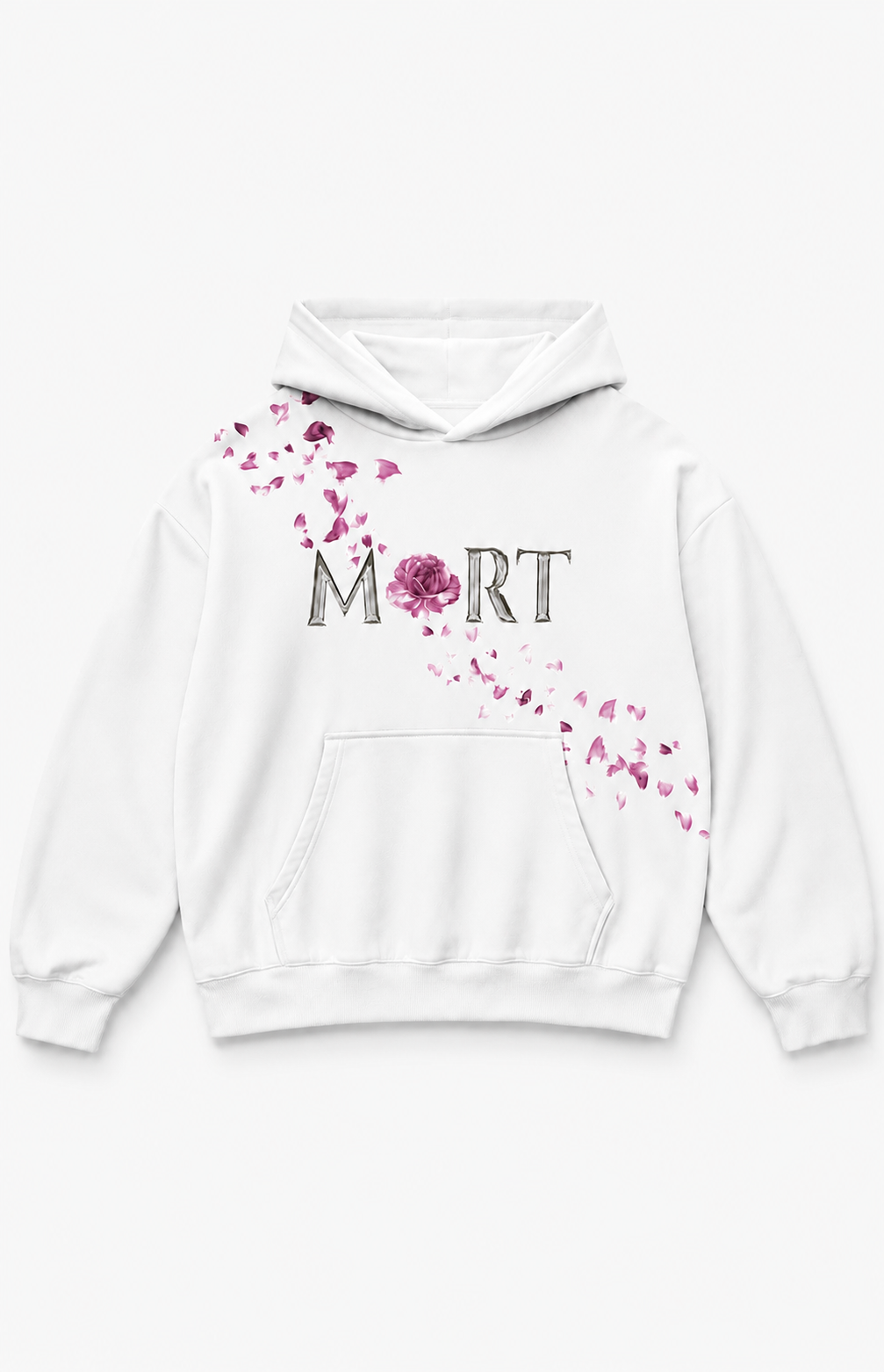 Rose Hoodie White