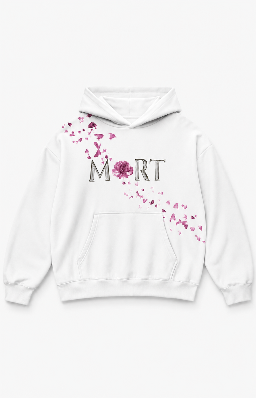Rose Hoodie White