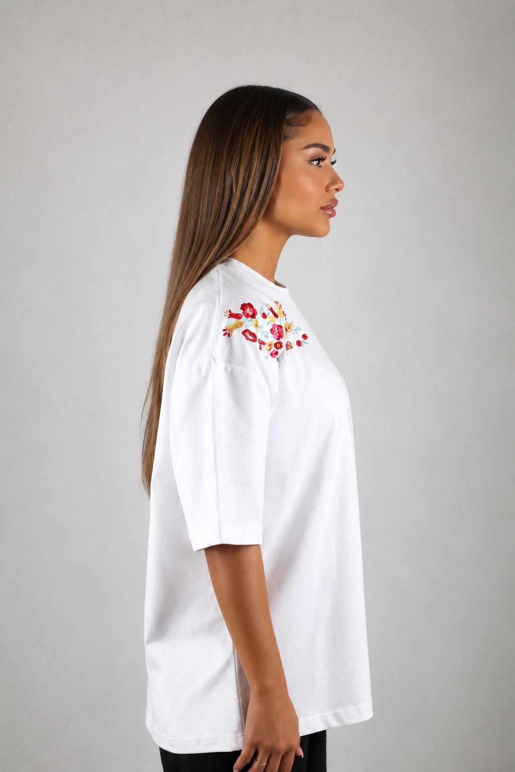 Blossom & Snake White T-Shirt