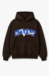 Snake Hoodie Dark brown