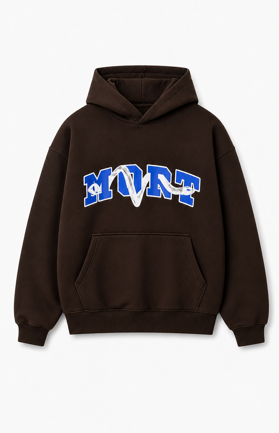 Snake Hoodie Dark brown
