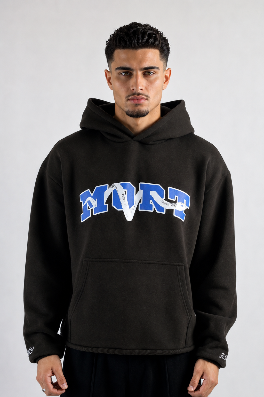 Snake Hoodie Dark brown