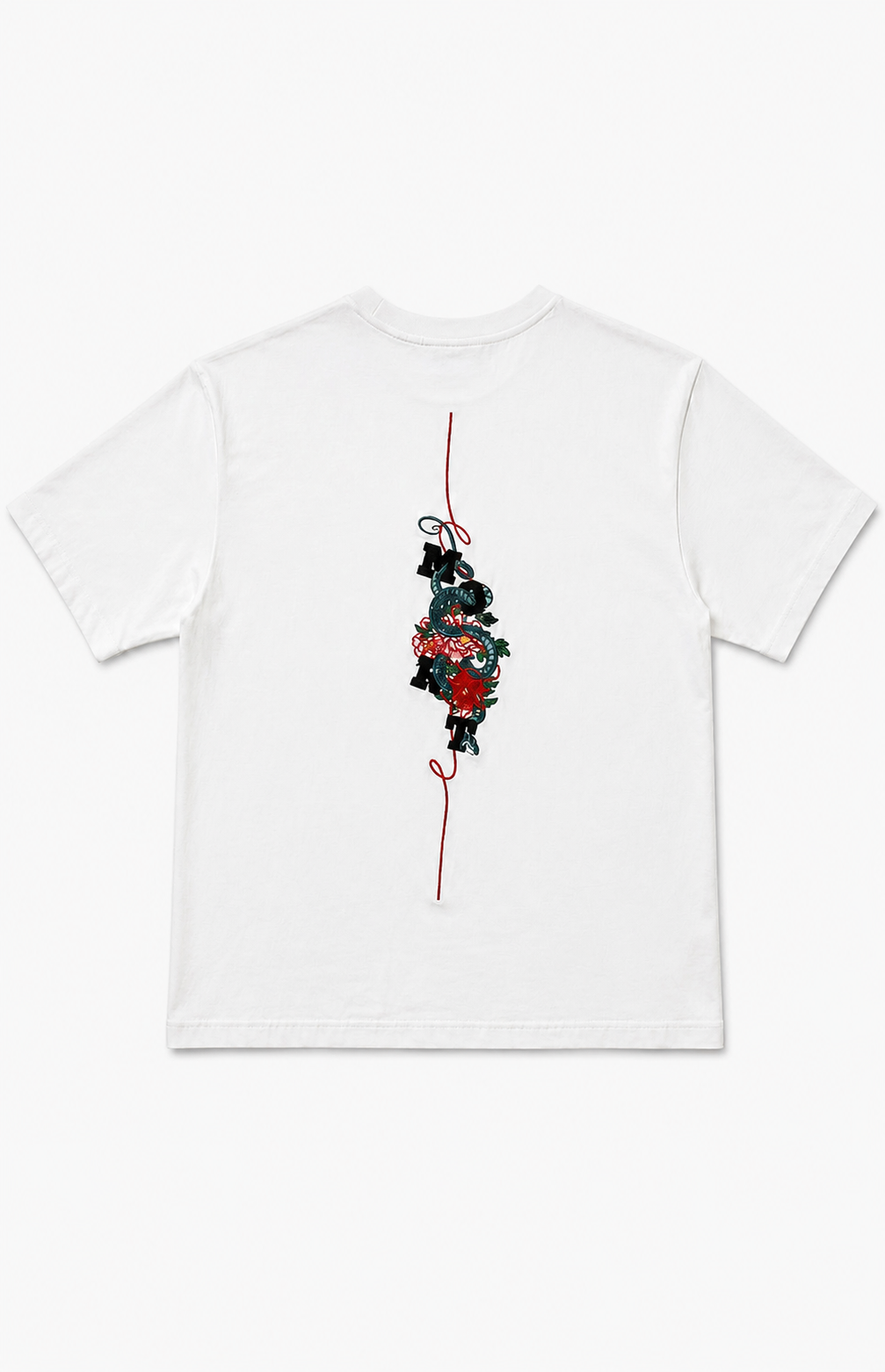 Blossom & Snake White T-Shirt